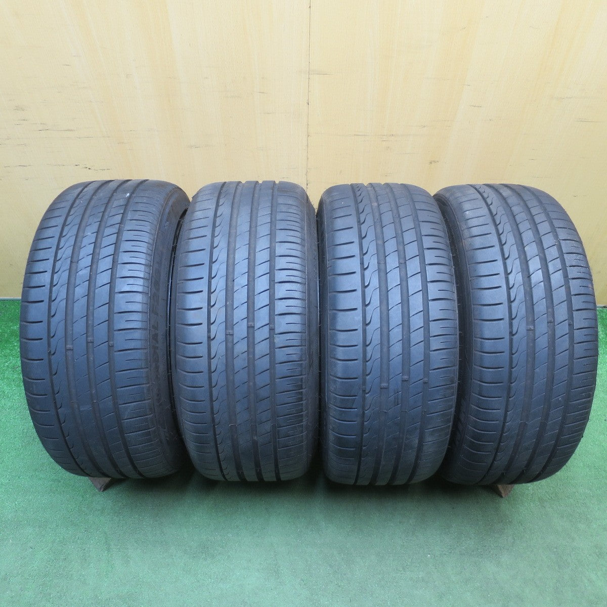 バリ溝!24年!キレイ!9分★86 BRZ プリウス 等 WedsSport RN-05M 235/40R18 ミネルバ ラジアル F205 ウェッズスポーツ 18インチ PCD100/5H★6051306NJノ