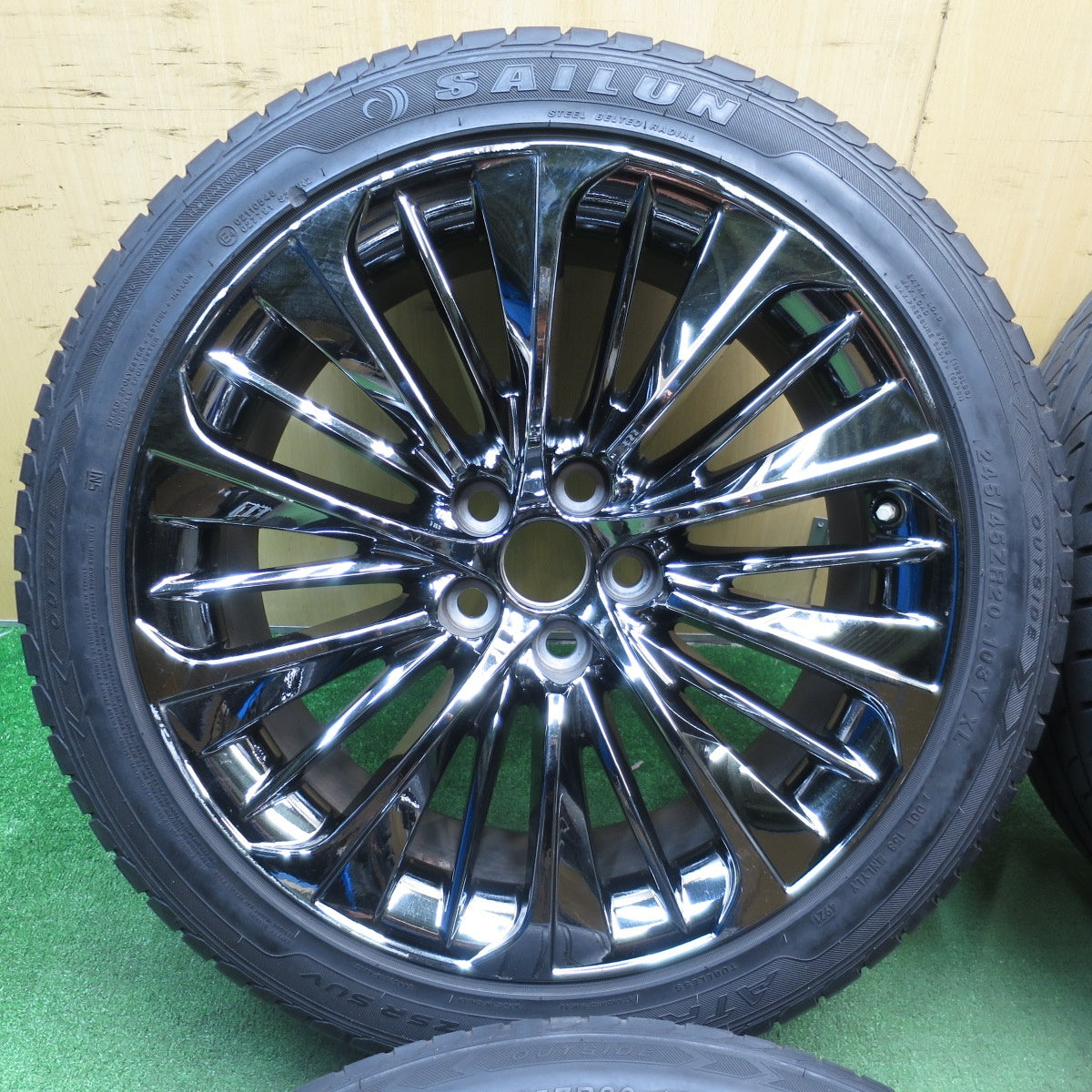 センサー付!21年★レクサス LS 純正 OP 245/45R20 サイルン ATREZZO ZSR SUV 20インチ PCD120/5H★5043003KKノ