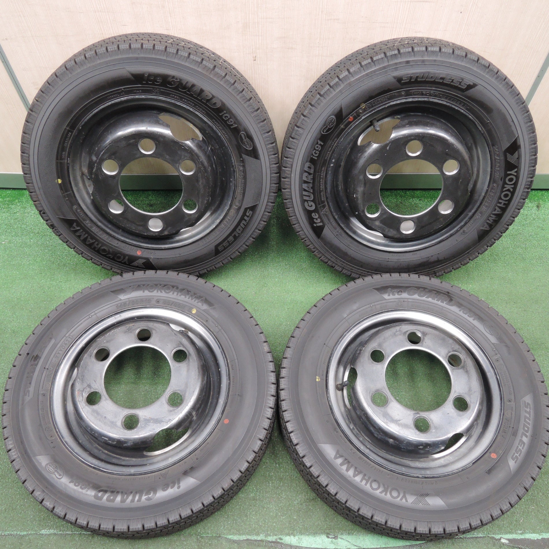 送料無料* バリ溝！21年！9分☆トラック タイヤ 145/80R13 88/86N 