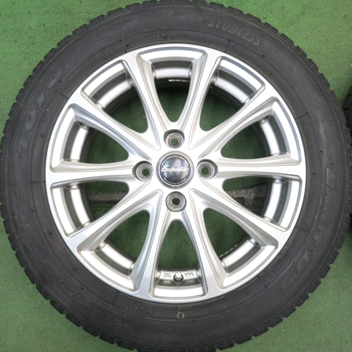 キレイ★スタッドレス 175/65R15 トーヨー ガリット G5 Exceeder エクシーダー 15インチ PCD100/4H★5080904HAス