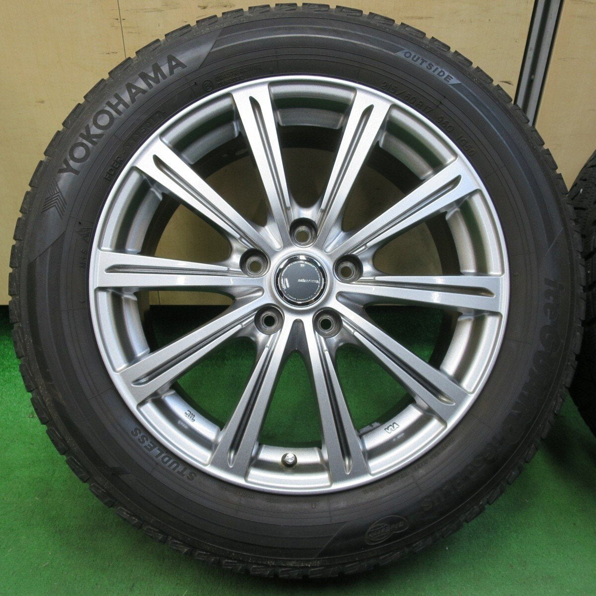 キレイ★スタッドレス 215/60R17 ヨコハマ アイスガード iG50 プラス MiLLOUS ミルアス 17インチ PCD114.3/5H★4102110イス
