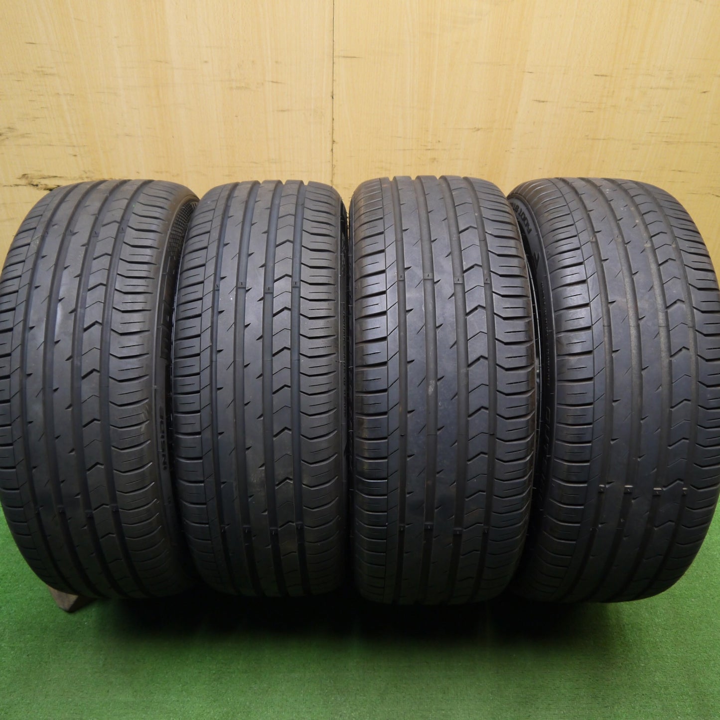 バリ溝!23年!ほぼ10分★日産 Z33 フェアレディZ 純正 225/45R18 245/45R18 モモ トップラン M300 AS SPORT 18インチ PCD114.3/5H★5042501Hノ
