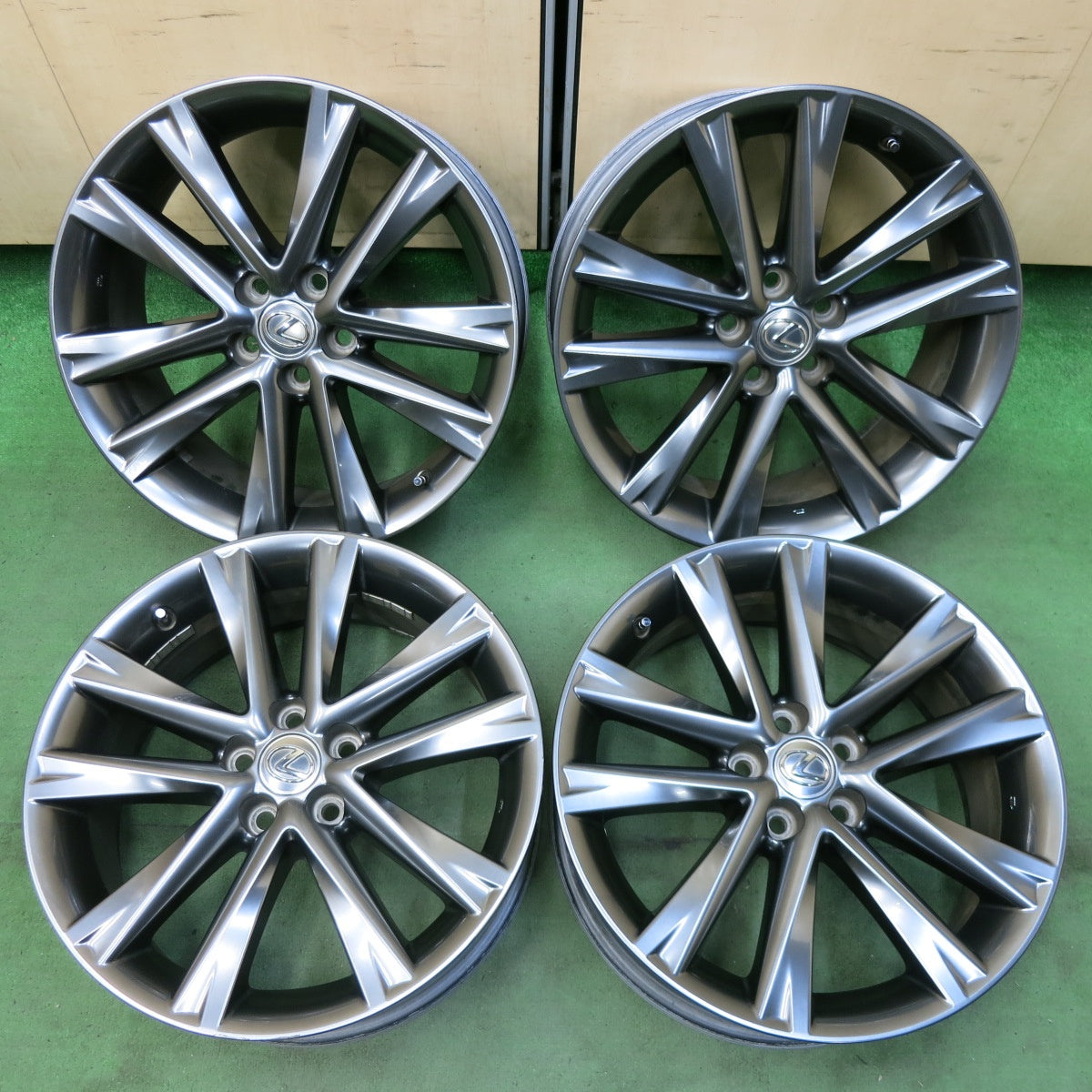 4本価格★レクサス 10系 RX 450h Fスポーツ 純正 ホイール 19インチ 19×7.5J PCD114.3/5H★5043001SYホ