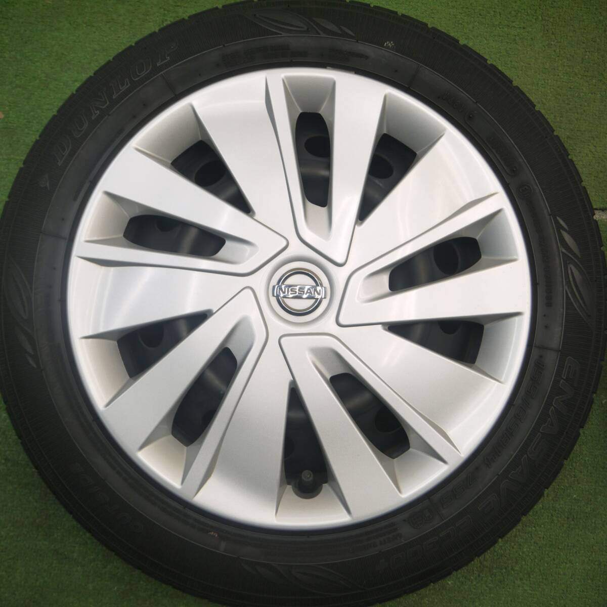 キレイ★日産 デイズ 純正 スチール 155/65R14 ダンロップ エナセーブ EC300+ 14インチ PCD100/4H★5021702Hノ