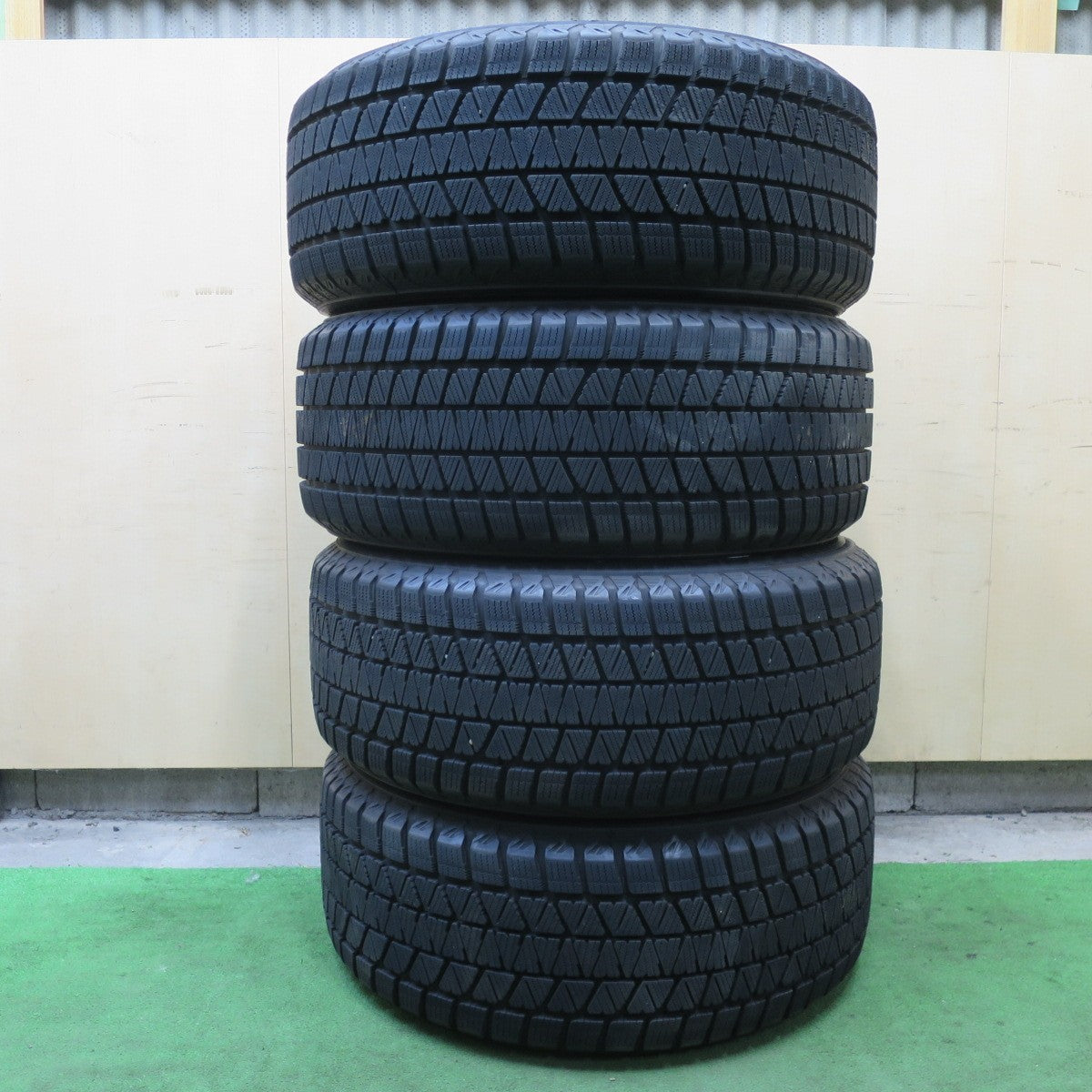 バリ溝!キレイ!9.5分★BMW 等 MAK RAPP 265/50R19 スタッドレス ブリヂストン ブリザック DM-V3 ラップ 19インチ PCD112/5H★6010506ナス