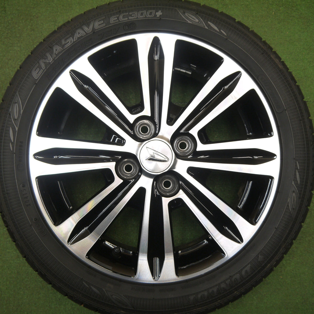 バリ溝!キレイ!ほぼ10分★ダイハツ タント カスタム 純正 165/55R15 ダンロップ エナセーブ EC300+ ブリヂストン エコピア EP150 15インチ PCD100/4H★6012608Hノ