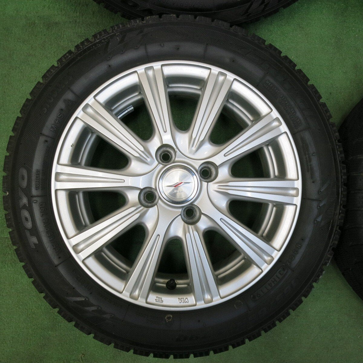 バリ溝!9分★スタッドレス 165/65R14 トーヨー オブザーブ ガリット GIZ JOKER ジョーカー 14インチ PCD100/4H★4121110SYス