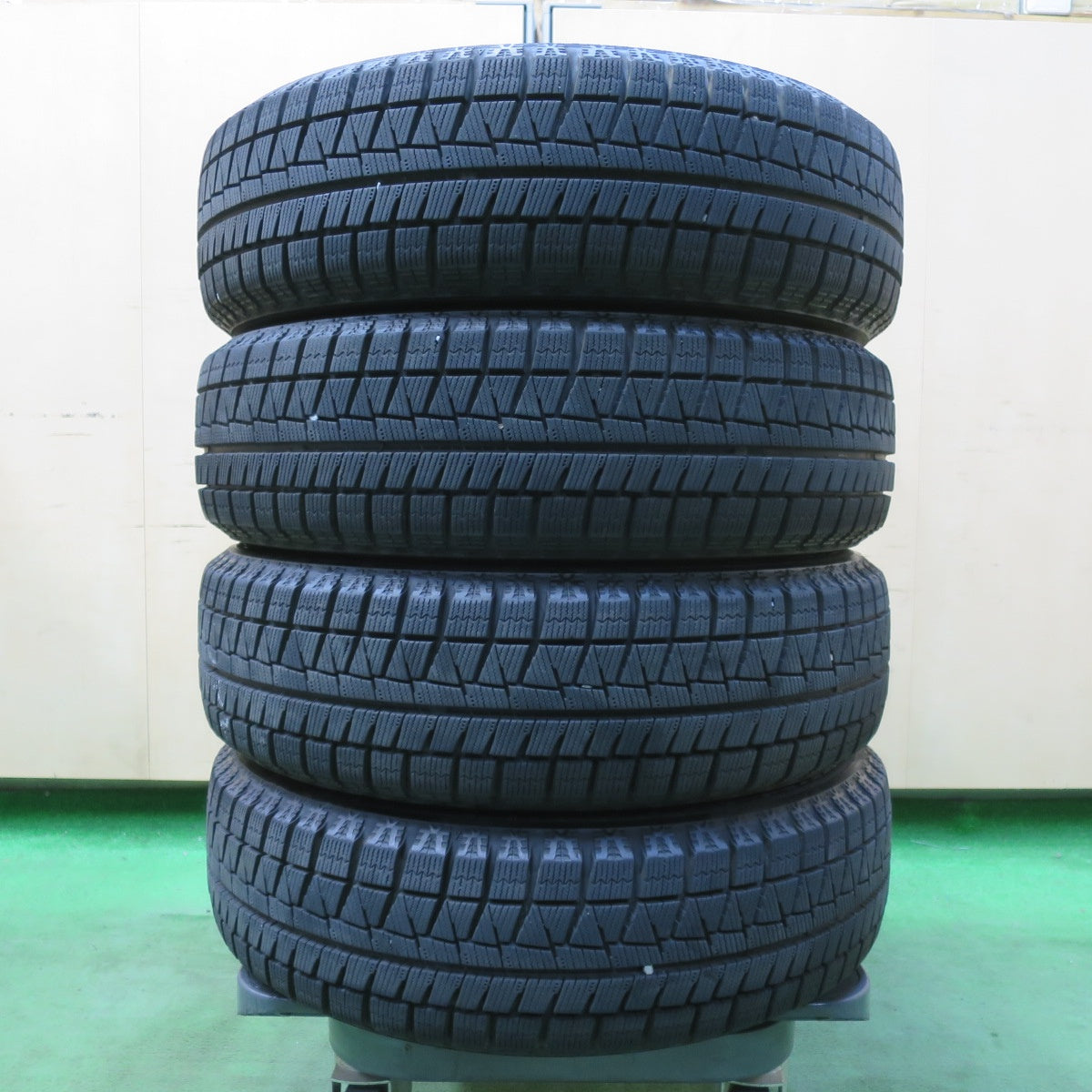 バリ溝!キレイ!9分★スタッドレス 155/65R14 ブリヂストン アイスパートナー2 ECO FORME エコフォルム 14インチ PCD100/4H★5040904イス
