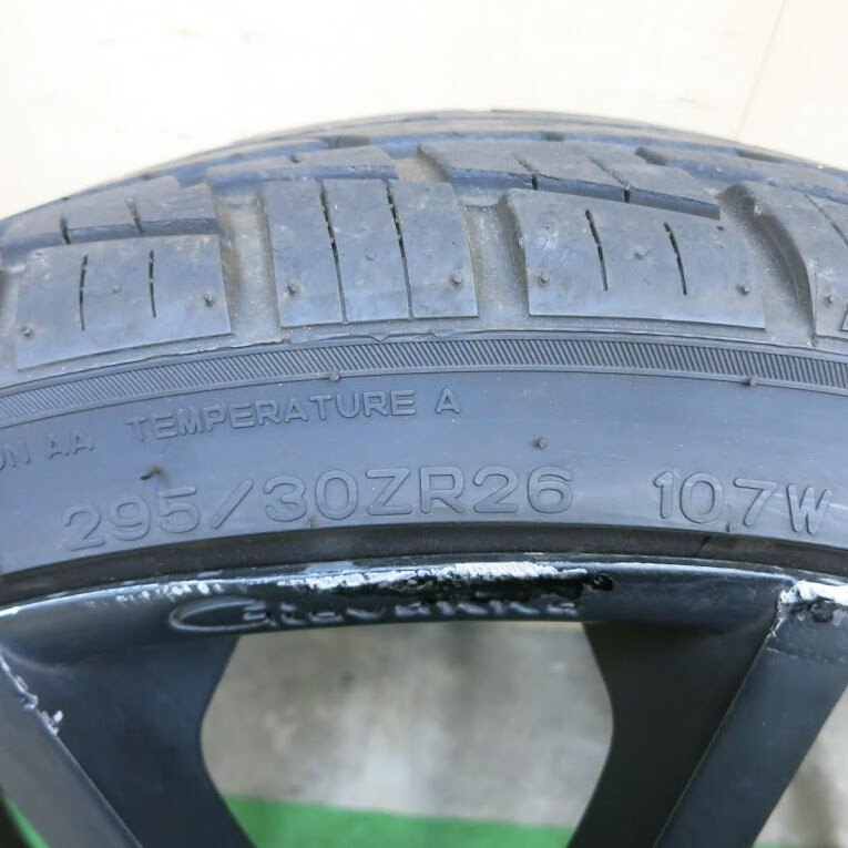 バリ溝 24年★Giovanna シエナ 295/30R26 ナンカン SP-7 デュラターン ジオバンナ PCD135 139.7/6H マルチ★4110401ナノ