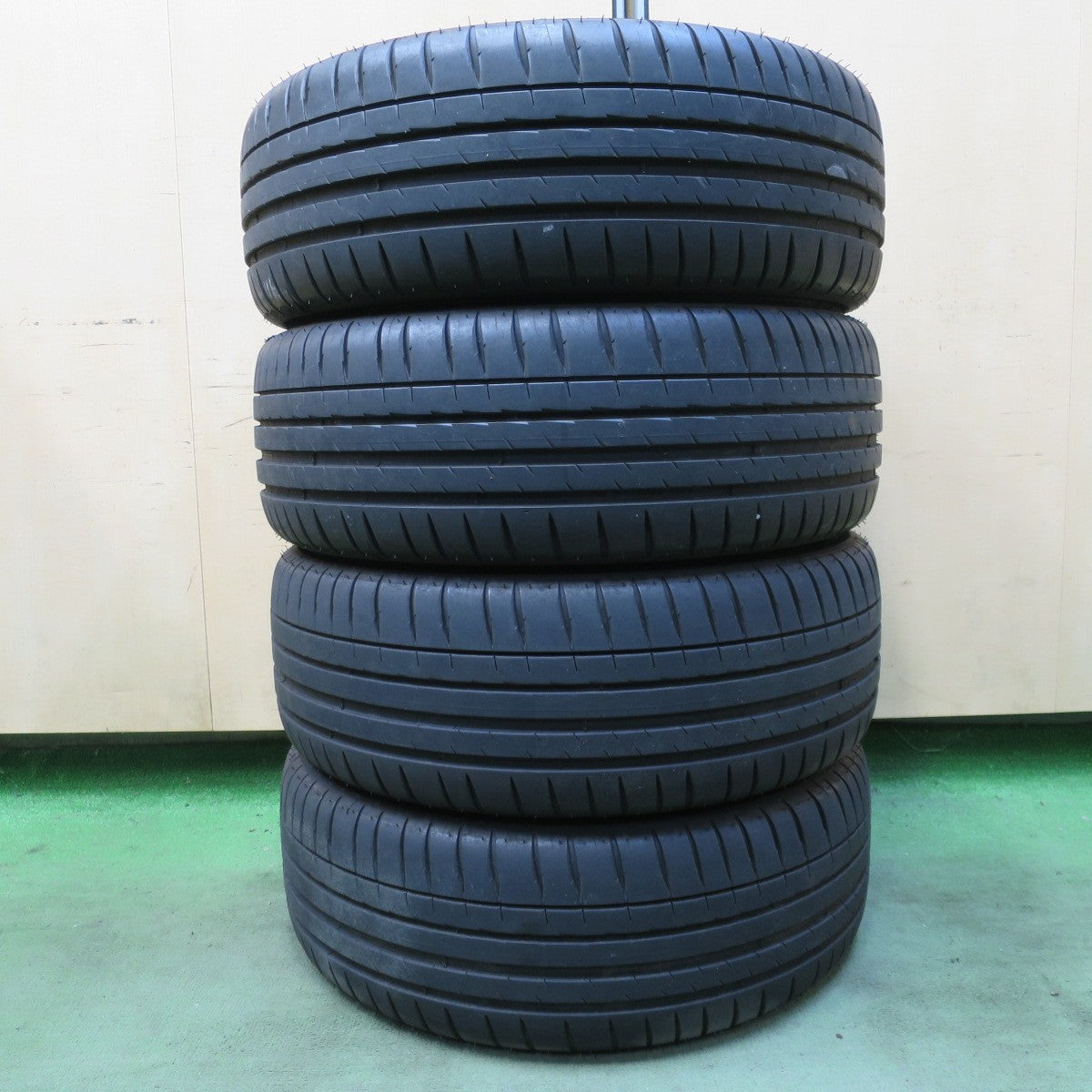 バリ溝!25年!9.5分◎RAYS NISMO GT4S 205/50R17 ミシュラン パイロットスポーツ4 レイズ ニスモ 17インチ PCD100/4H◎6100502NGノ