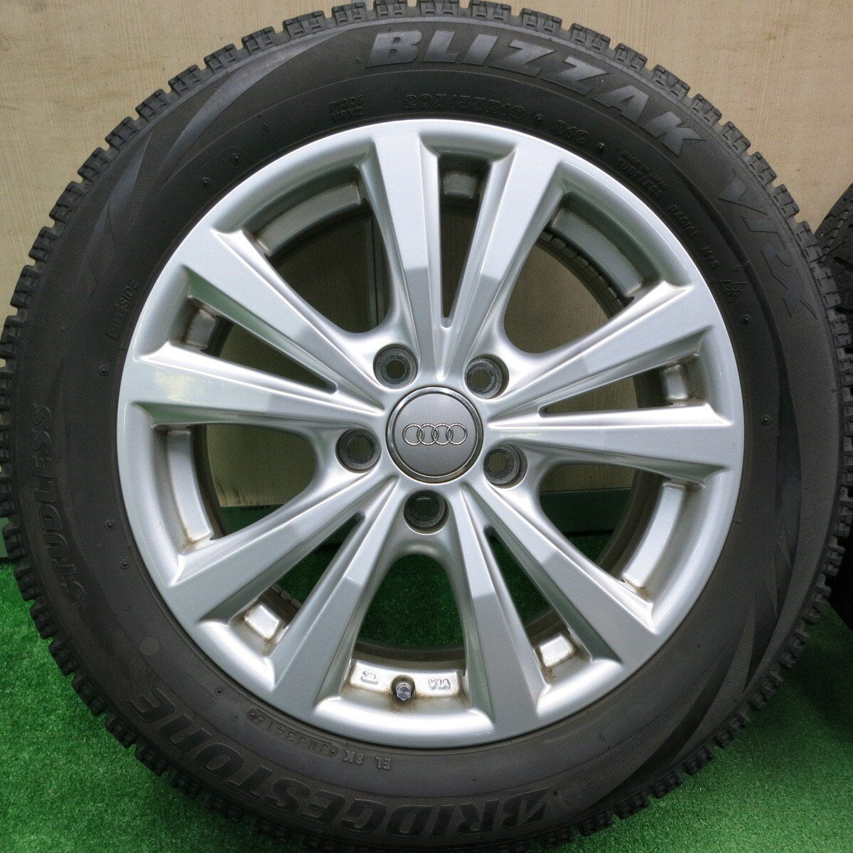 キレイ★アウディ 等 AGA Dorf 205/55R16 スタッドレス ブリヂストン ブリザック VRX 16インチ ドルフ PCD112/5H★4111202HAス
