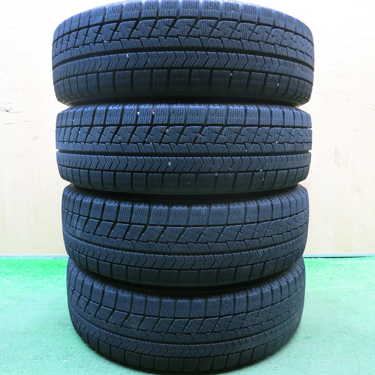 キレイ★ホンダ N-WGN 純正 スチール 155/65R14 スタッドレス ブリヂストン ブリザック VRX 14インチ Nワゴン PCD100/4H★5070608HAス