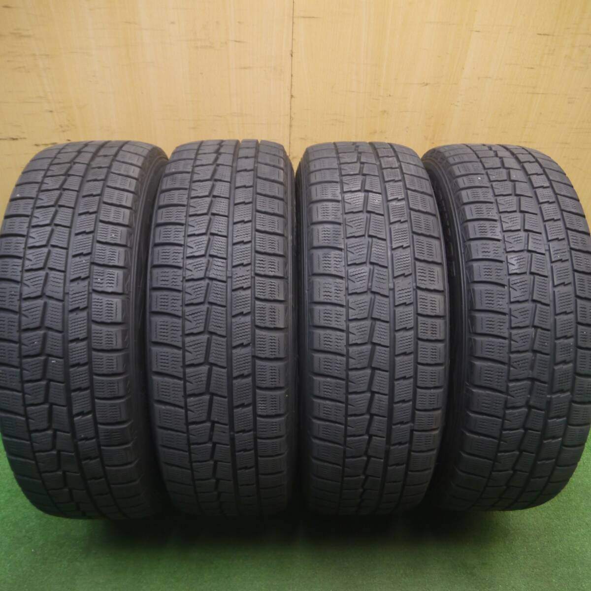 キレイ★スタッドレス 205/60R16 ダンロップ ウインターマックス WM01 GRASS グラス 16インチ PCD114.3/5H★5012110Hス