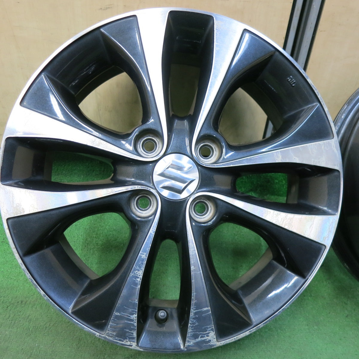 4本価格★スズキ ワゴンR スティングレー 純正 ホイール 15インチ 15×4.5J PCD100/4H★5042509SYホ
