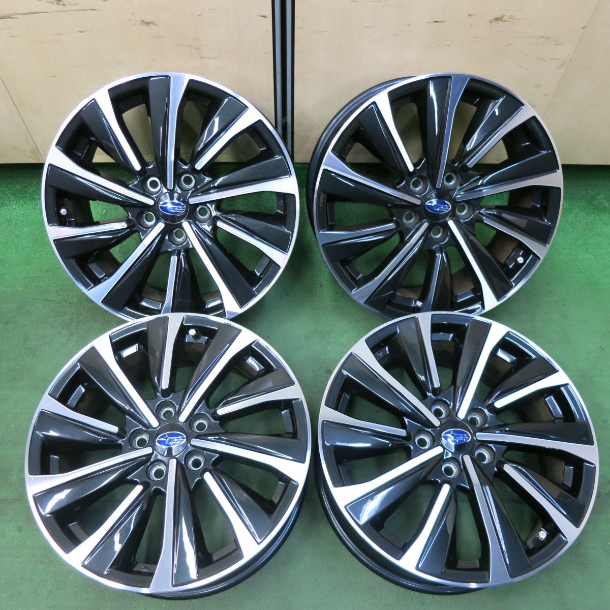 キレイ★スバル レヴォーグ STI スポーツ 純正 ホイール 18インチ 18×7.5J PCD114.3/5H★5053011SYホ