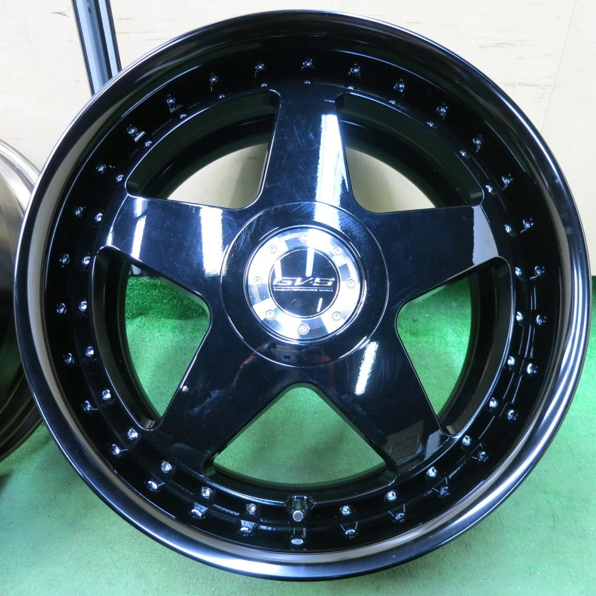 未使用!激レア デモ品★WORK AIMGAIN GVS GV-S ホイール 19インチ 19×8.5J 19×9.5J エイムゲイン PCD100/5H★5030705SYホ
