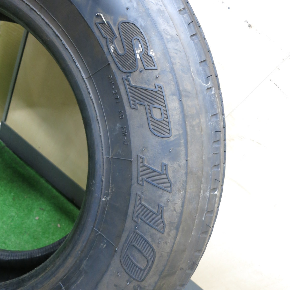 バリ溝!23年!9.5分!1本★トラック タイヤ 225/80R17.5 123/122L ダンロップ SP110 17.5インチ★5072605ナノタ