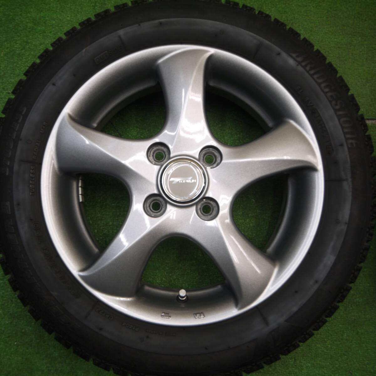 キレイ★スタッドレス 155/65R14 ブリヂストン アイスパートナー2 TOPRUN トップラン 14インチ PCD100/4H★5010709Hス