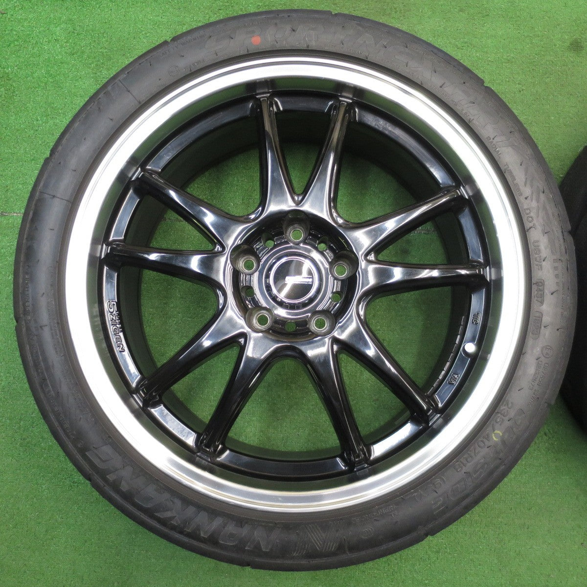 4本価格!23年★5ZIGEN 5次元 235/40R18 ナンカン SPORTNEX AR-1 18インチ PCD114.3/5H★5051903NJノ