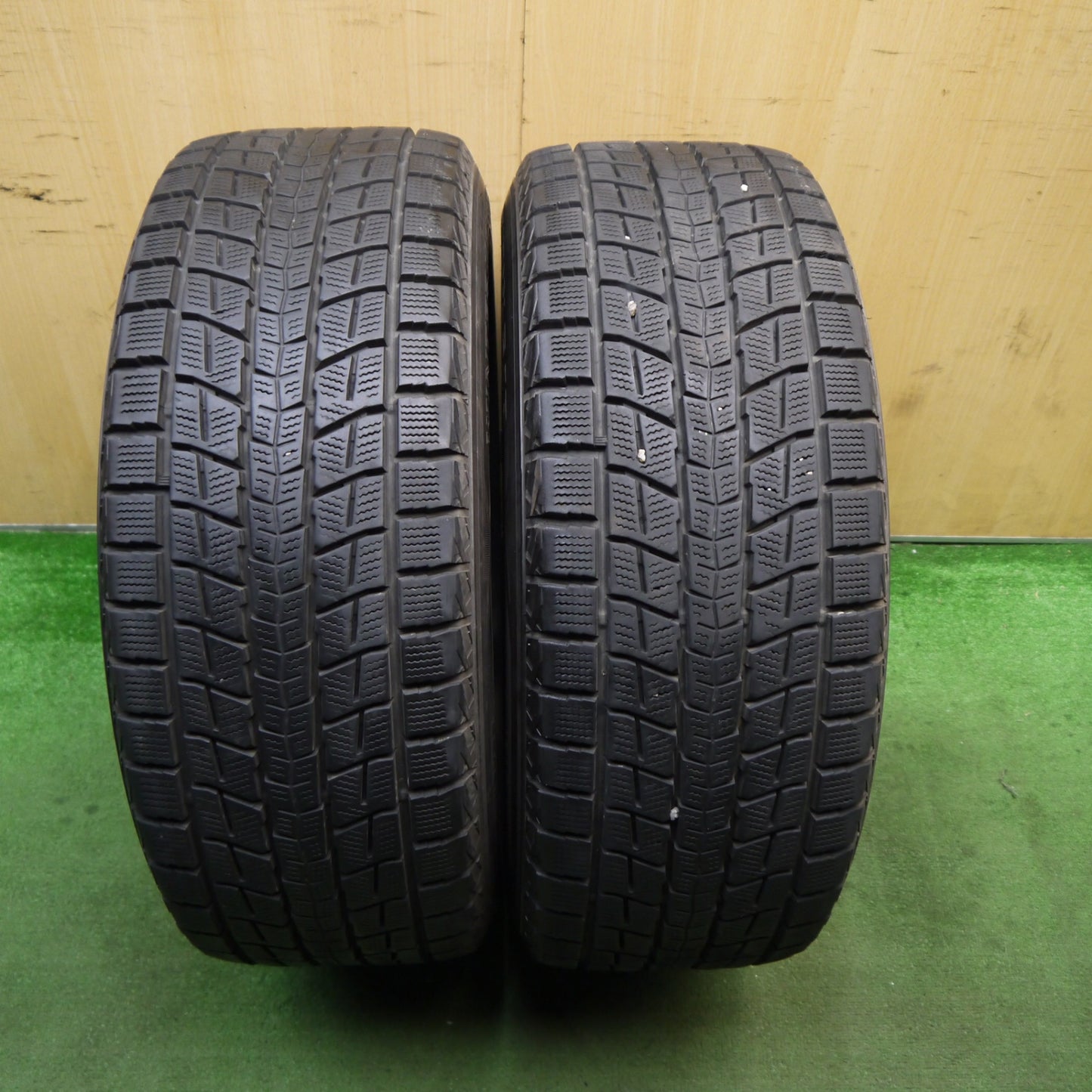 バリ溝!9.5分!2本★ベンツ W166 MLクラス GLEクラス 純正 255/55R18 スタッドレス ダンロップ ウインターマックス SJ8 18インチ PCD112/5H★5070203Hス