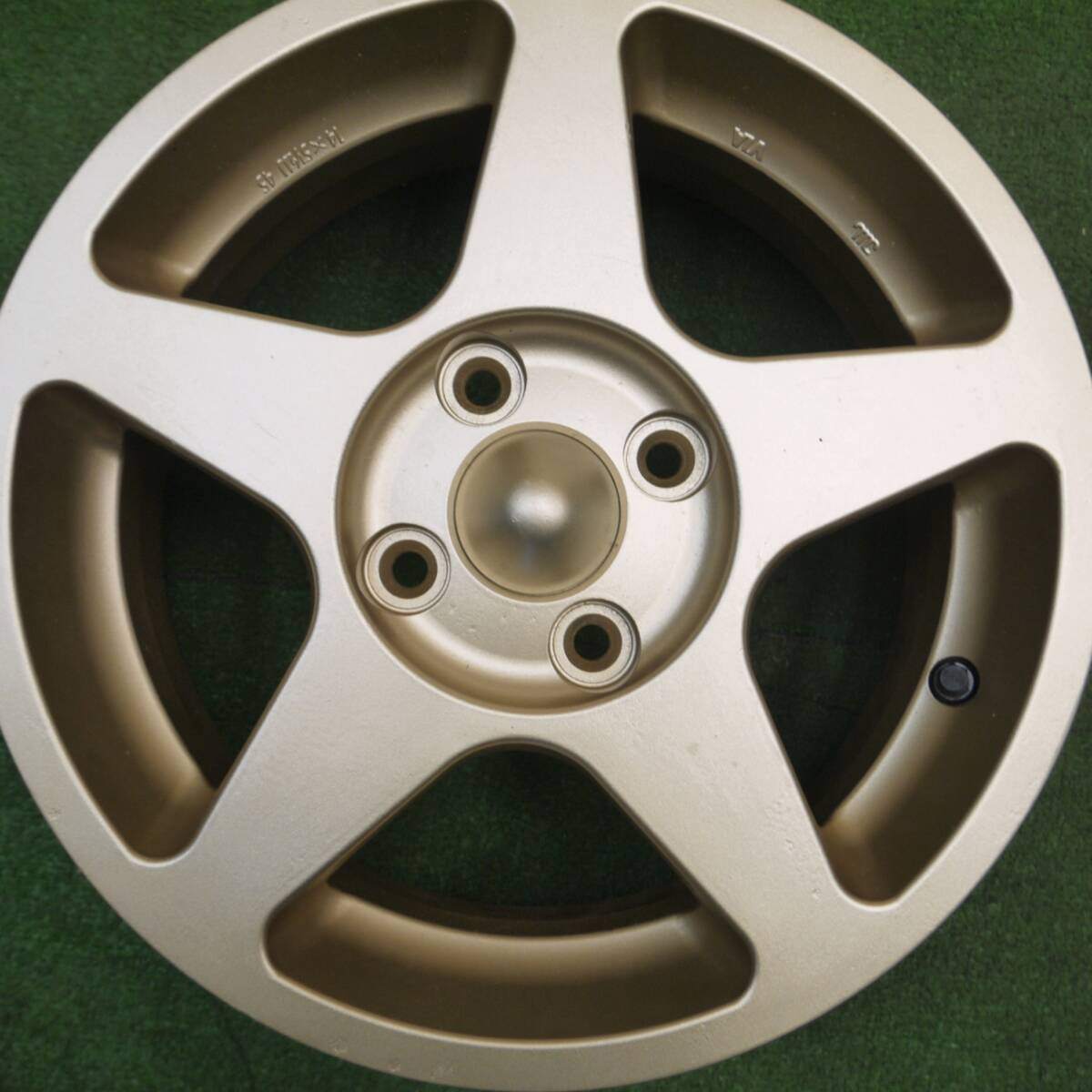 激レア 未使用★RAYS TOM'S 355T ホイール 14インチ 14×5.5JJ レイズ トムス PCD100/4H★5012205Hホ