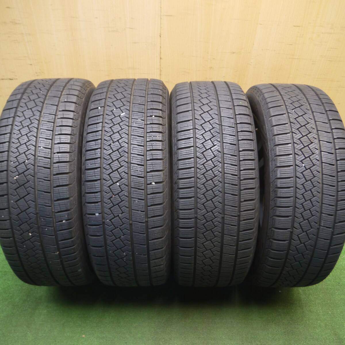 バリ溝!22年!9分★ボルボ 等 MAK STOCKHOLM 225/50R17 スタッドレス ピレリ アイスゼロ アシンメトリコ ストックホルム 17インチ PCD108/5H★5012906Hス