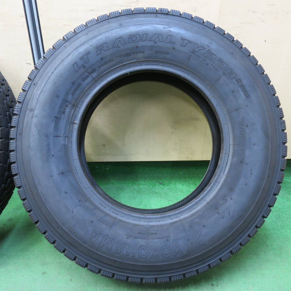 バリ溝!9分★トラック タイヤ 7.00R16 10PR ヨコハマ LT ラジアル TY228 STEM オールシーズン ミックス 16インチ★5062611イノタ