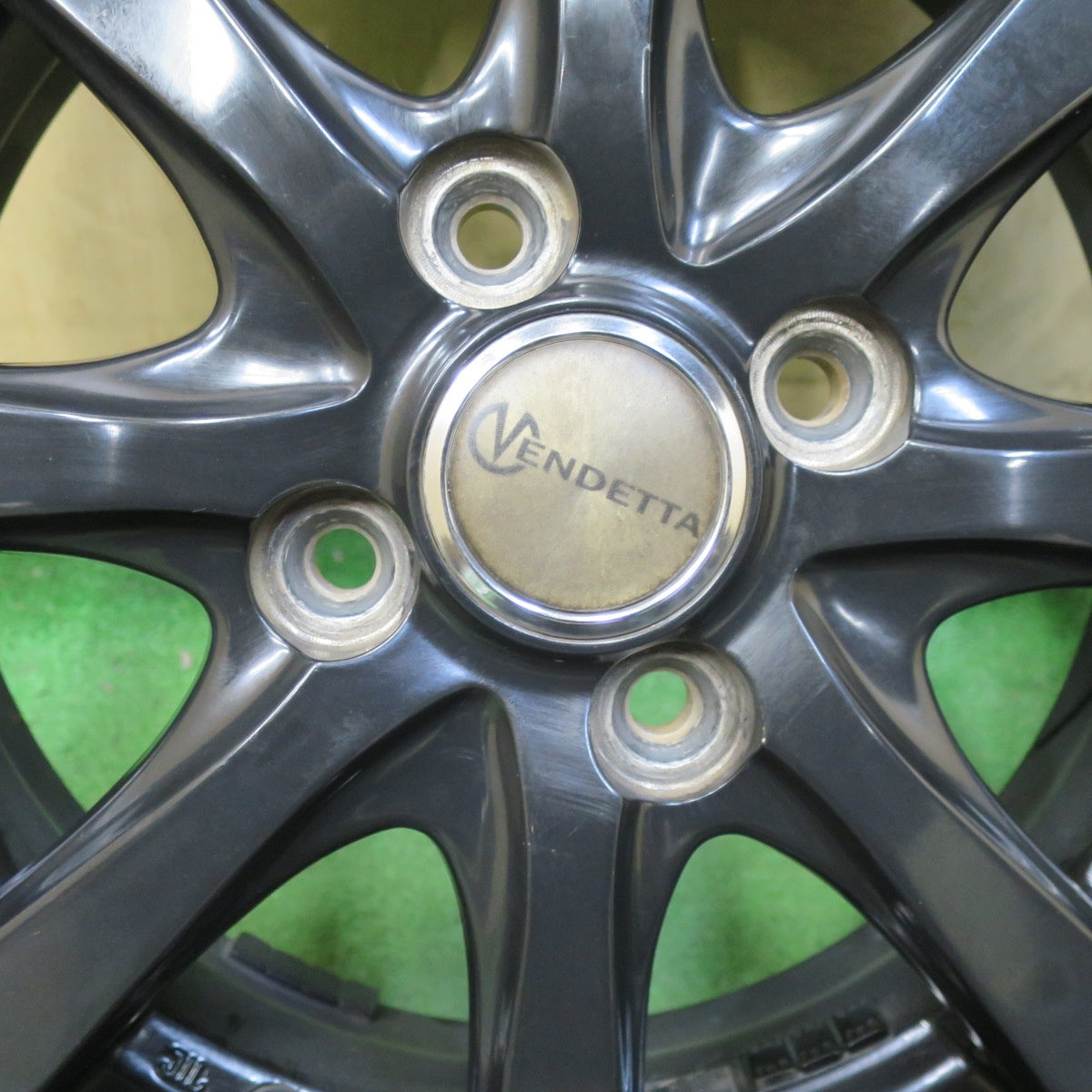 キレイ!23年★155/65R14 ダンロップ エナセーブ EC204 VENDETTA ベンデッタ 14インチ PCD100/4H★5092603TTノ