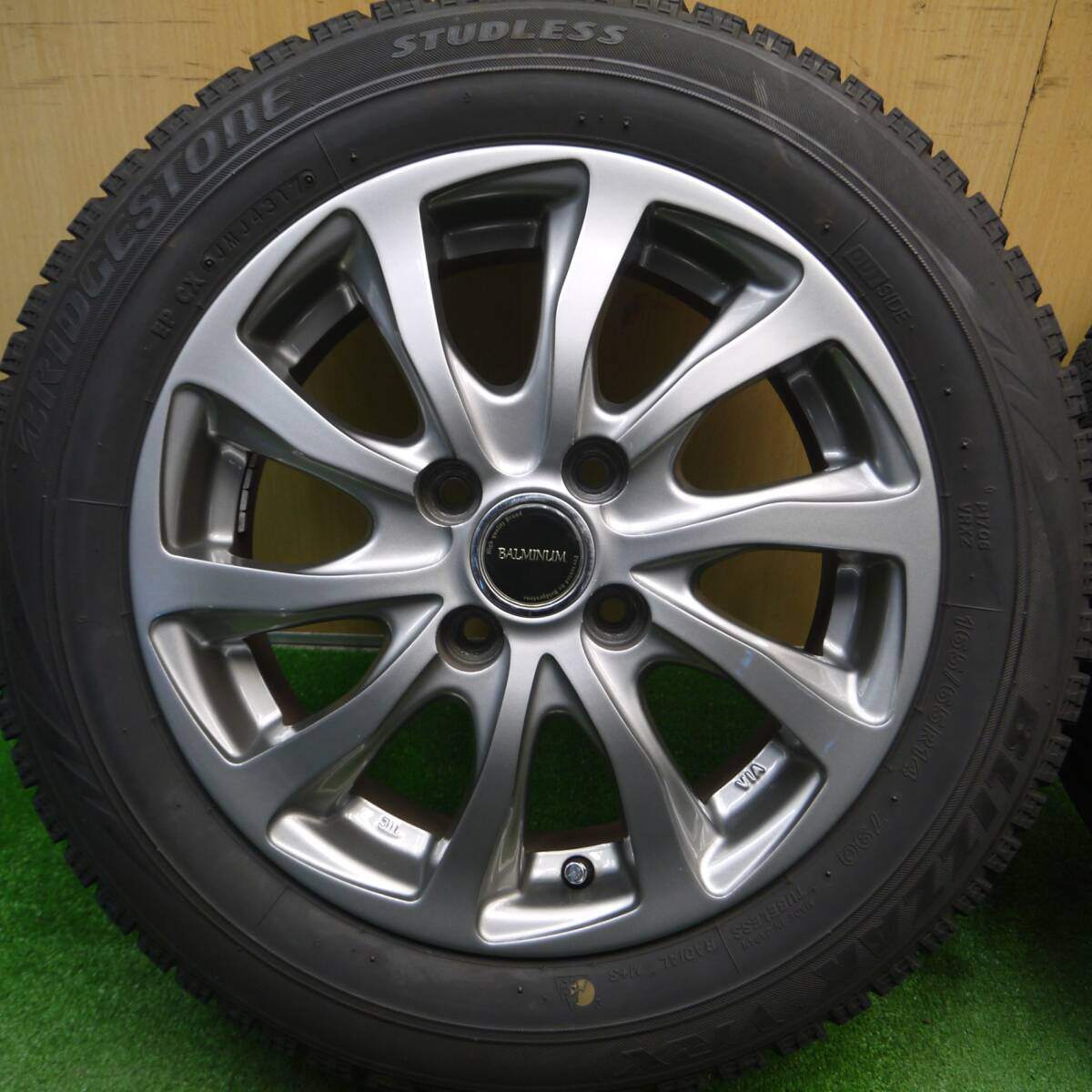 4本価格★スタッドレス 165/65R14 ブリヂストン ブリザック VRX BALMINUM バルミナ 14インチ PCD100/4H★5020405Hス