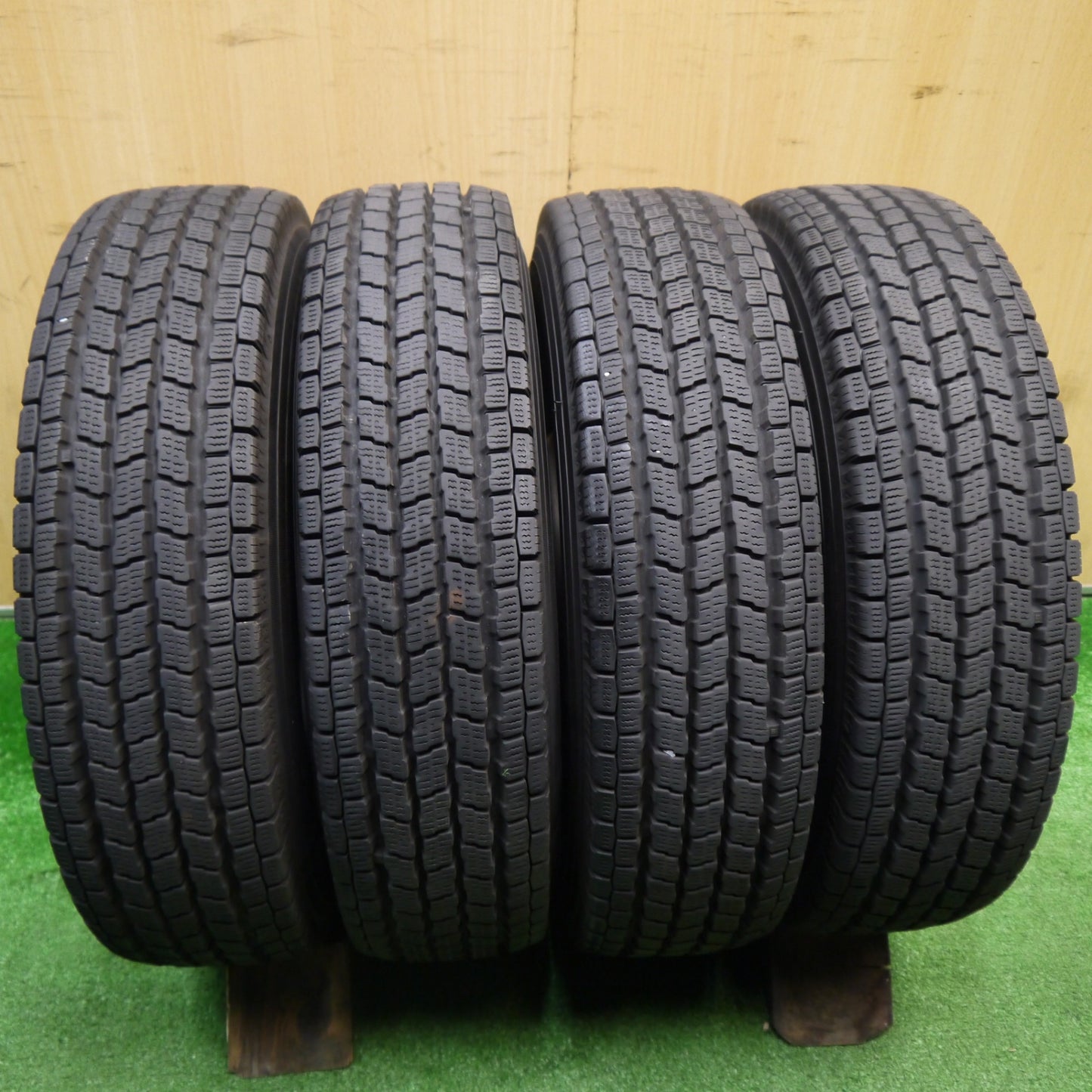 バリ溝!22年!9.5分★スタッドレス 145/80R12 80/78N ヨコハマ アイスガード iG91 スチール ホイール 12インチ PCD100/4H★5111402KKス
