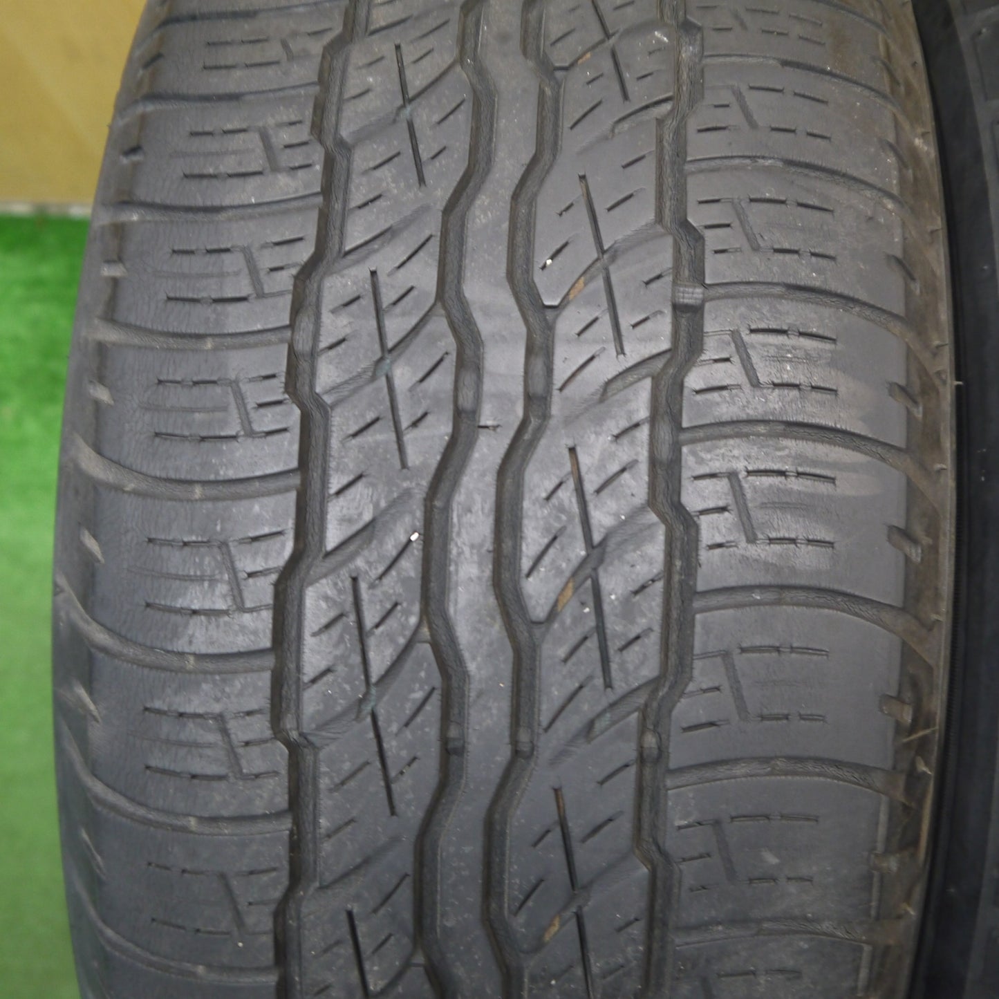 4本価格★トヨタ 60系 ハリアー 純正 235/55R18 ブリヂストン デューラー H/T 687 18インチ PCD114.3/5H★5060401KKノ
