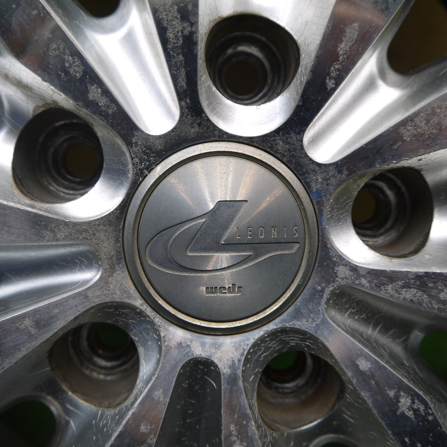 バリ溝!24年!9分★LEONIS CX 205/50R17 ブリヂストン プレイズ PX-RV2 17インチ レオニス PCD114.3/5H★5070902Hノ