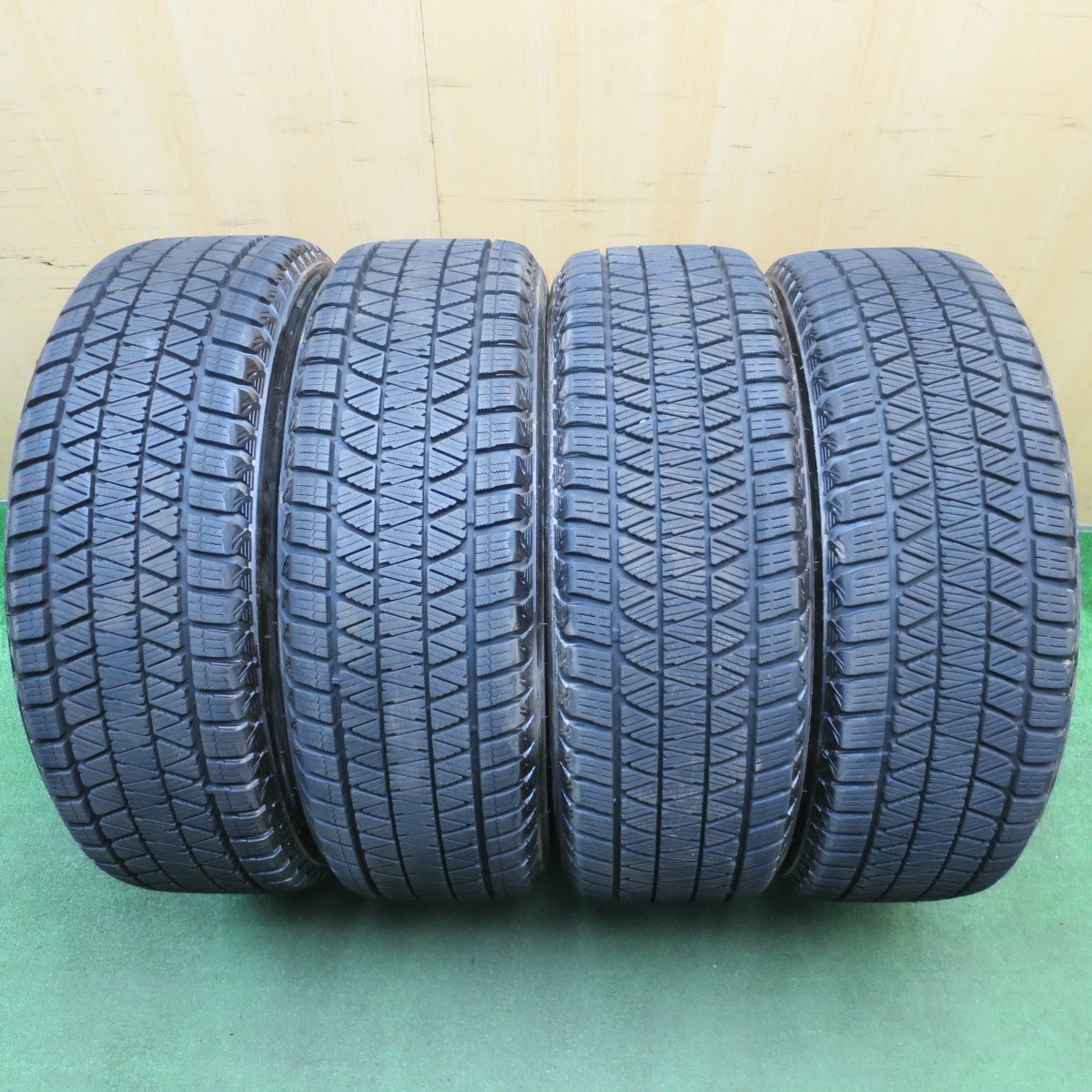 バリ溝!23年!キレイ!9.5分★トヨタ 40系 ヴェルファイア アルファード Zプレミア 純正 225/55R19 スタッドレス ブリヂストン ブリザック DM-V3 19インチ PCD120/5H★6020301NJス