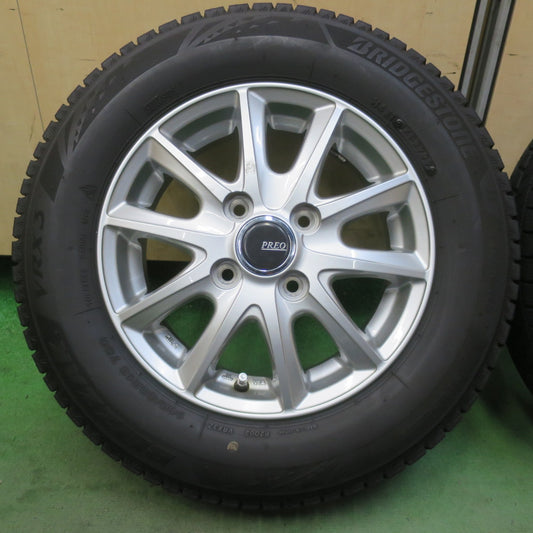 4本価格!22年◎スタッドレス 145/80R13 ブリヂストン ブリザック VRX3 PREO プレオ 13インチ PCD100/4H◎6092501イス