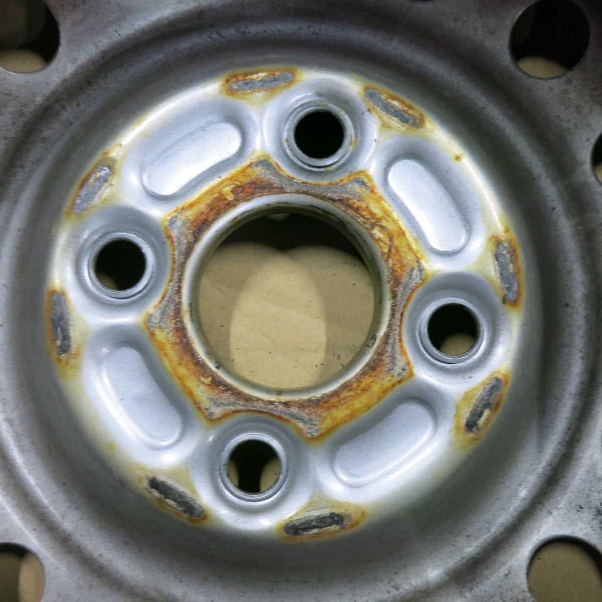 キレイ★ダイハツ ハイゼット 純正 スチール ホイール 12インチ 12×4.00B PCD100/4H★5062407SYホ