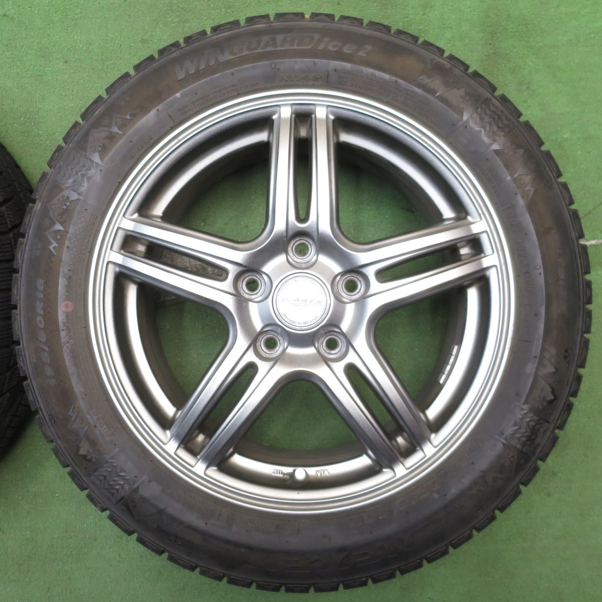 バリ溝!23年!9.5分★スタッドレス 195/60R16 ネクセン WINGUARD ice2 WH42 WAREN ヴァーレン 16インチ PCD114.3/5H★5072702NJス