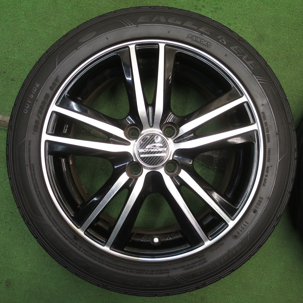 4本価格★185/55R15 グッドイヤー イーグル LS EXE SCHNEIDER シュナイダー 15インチ PCD100/4H★5070401NJノ