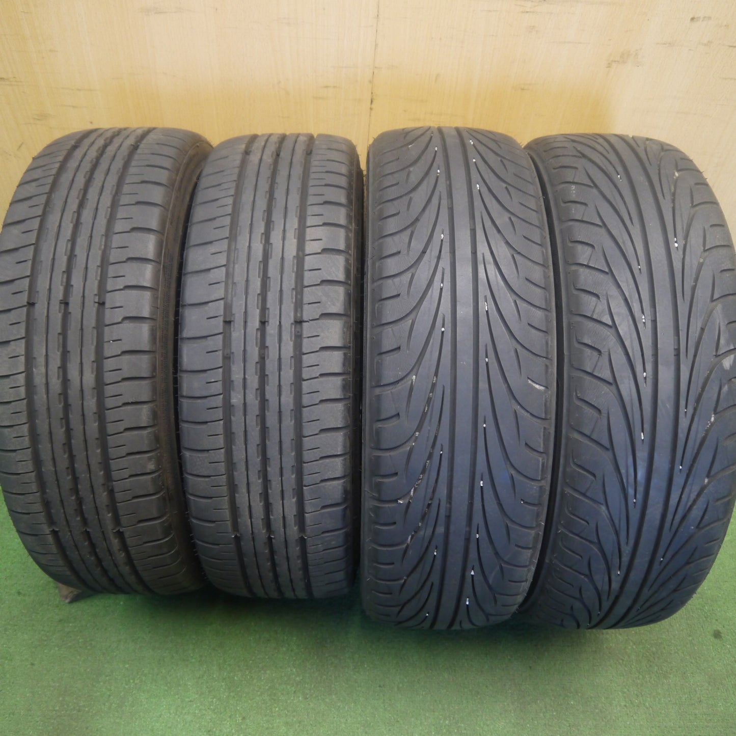 バリ溝!9.5分★165/40R16 165/50R16 エコノミスト ATR-K ケンダ ラジアル カイザー WREST ヴァレスト 16インチ PCD100/4H★6052902Hノ