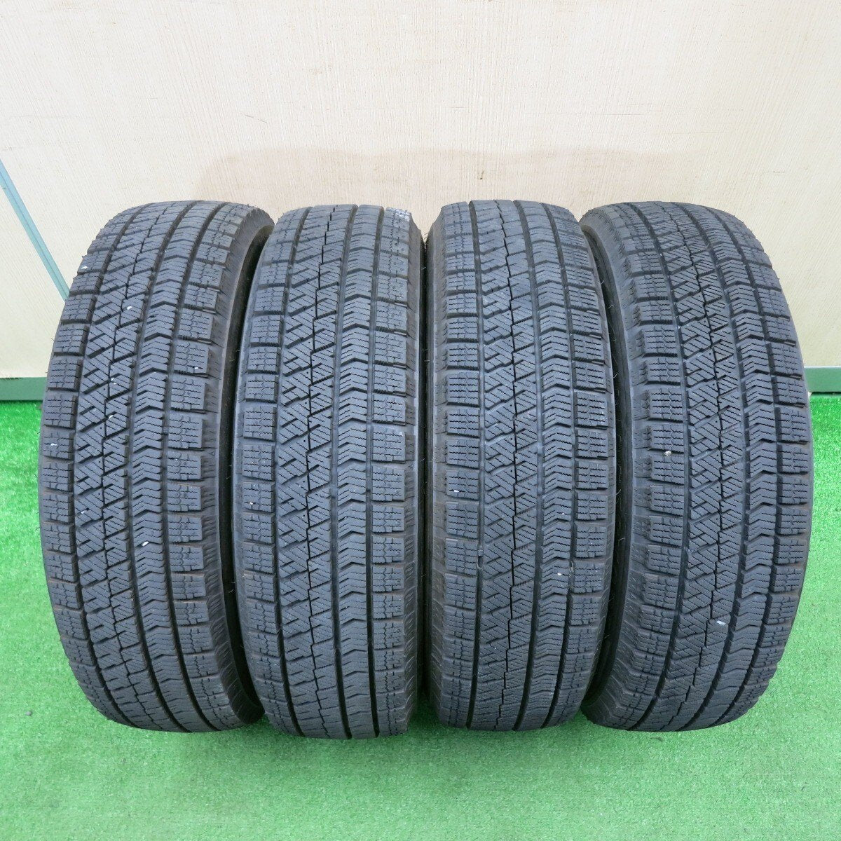 バリ溝!22年!9.5分以上★ダイハツ タント ムーヴ 等 純正 155/65R14 スタッドレス ブリヂストン ブリザック VRX2 14インチ PCD100/4H★4121812TNス