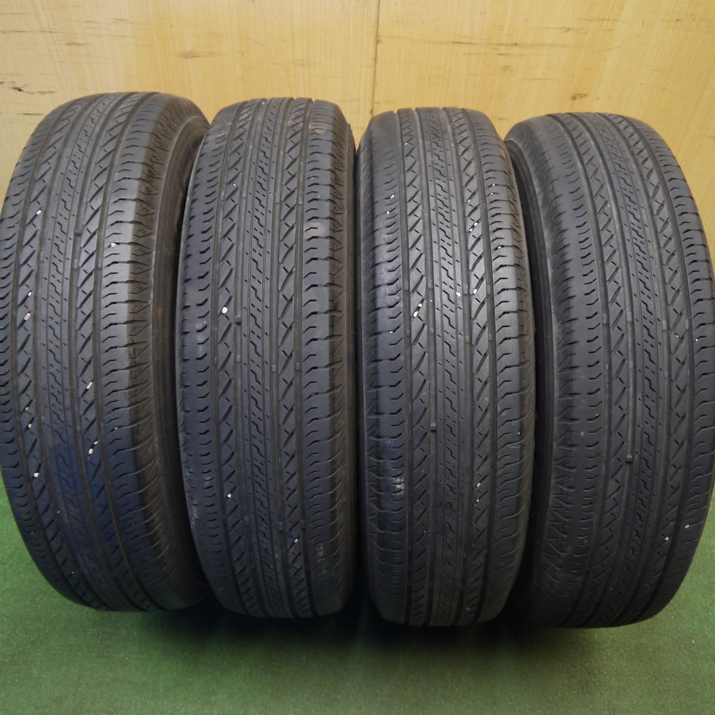 4本価格★ダイハツ テリオスキッド 純正 175/80R15 ブリヂストン デューラー H/L 850 DUELER 15インチ PCD114.3/5H★6031608Hノ