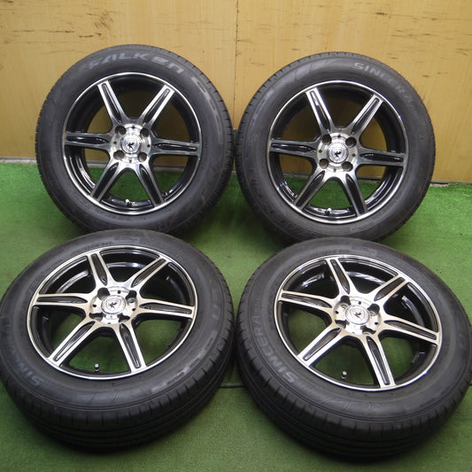 *送料無料* バリ溝!8.5分★175/65R15 ファルケン シンセラ SN832 BROOK ブルック 15インチ PCD100/4H★4040520Hノ