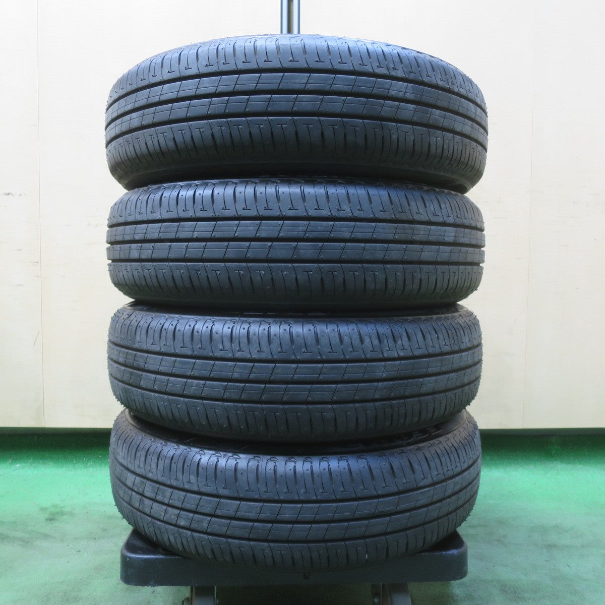 新車外し!25年★日産 デイズ ルークス ハイウェイスター 純正 155/65R14 ブリヂストン エコピア EP150 14インチ PCD100/4H★6021402イノ