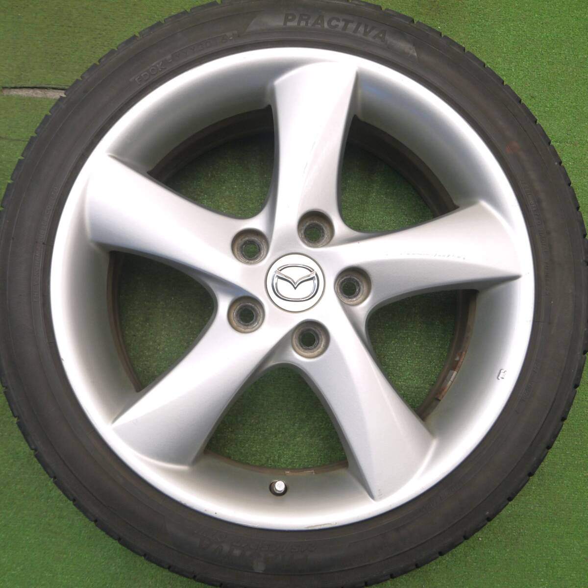 4本価格★マツダ アテンザ 純正 215/45R17 プラクティバ ヨコハマ製 17インチ PCD114.3/5H★5013101Hノ