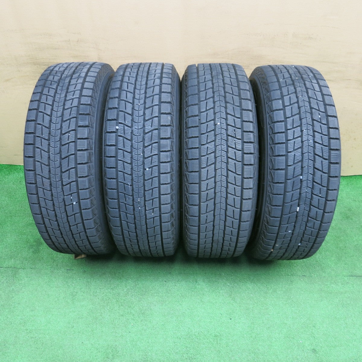 バリ溝!9.5分★スタッドレス 225/65R17 ダンロップ ウインターマックス SJ8 SJ8+ RiZLEY ライツレー 17インチ PCD114.3/5H★6020703NKス