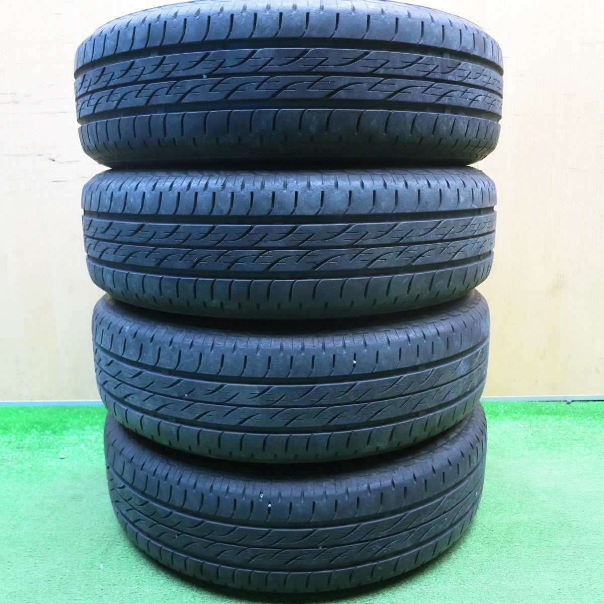 4本価格!22年★スズキ MH22S ワゴンR 純正 155/65R14 ブリヂストン ネクストリー エコピア 14インチ PCD100/4H★6022606HAノ