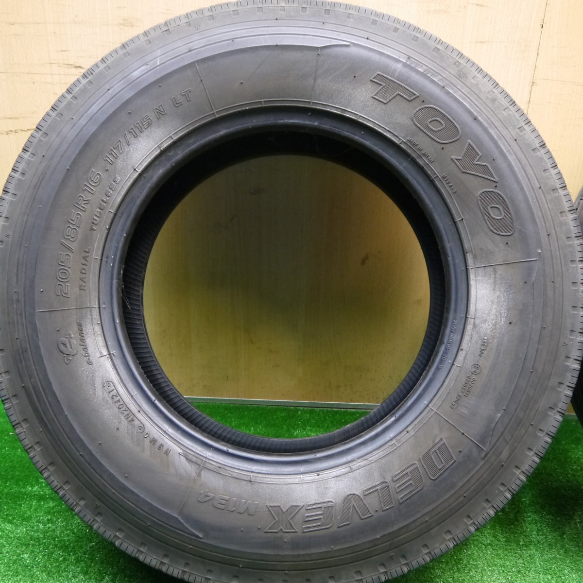 4本価格!21年★トラック タイヤ 205/85R16 117/115N トーヨー デルベックス M134 16インチ★5102404Hノタ