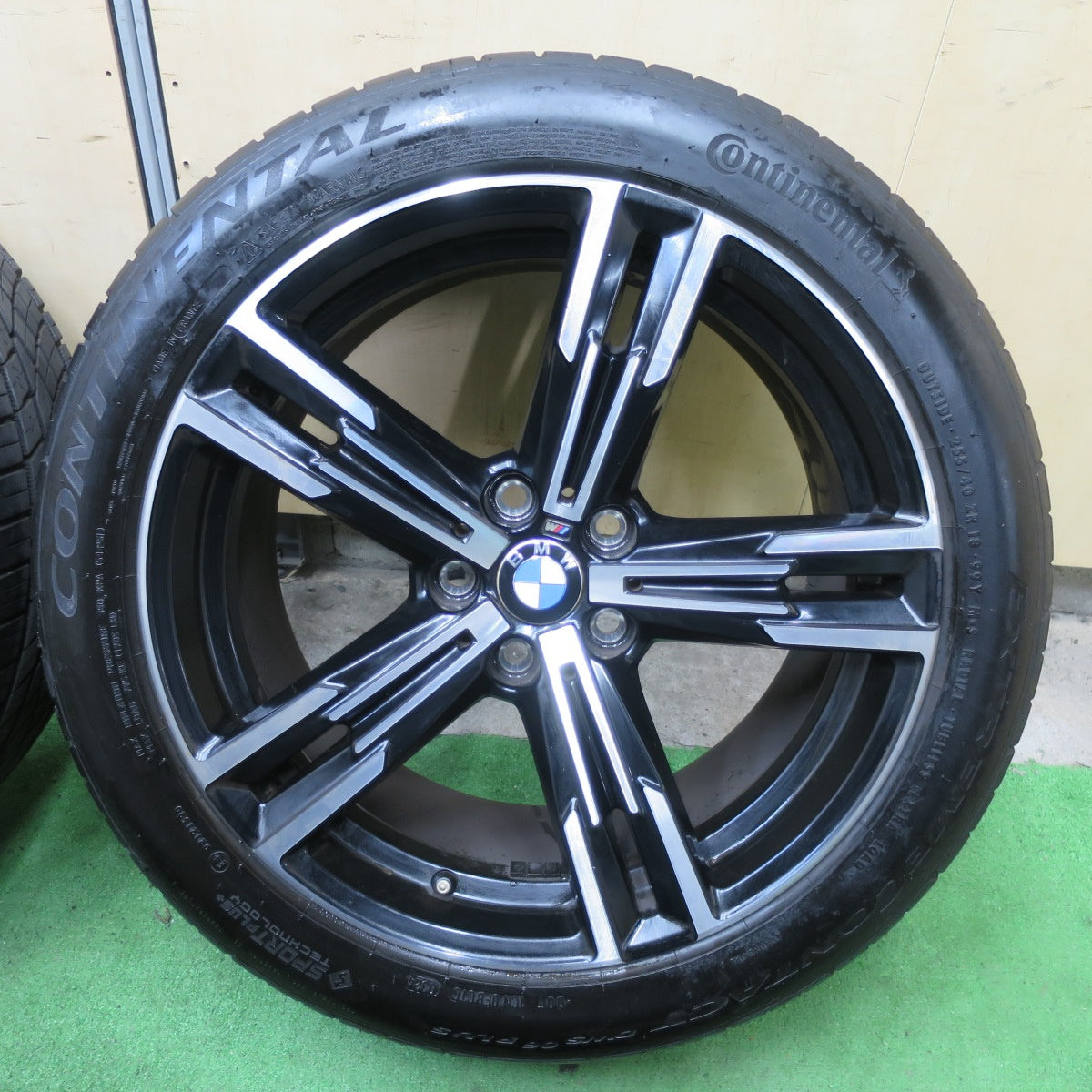 バリ溝!24年!8.5分★BMW G20 G21 3シリーズ 純正 225/45R18 255/40R18 コンチネンタル エクストリームコンタクト DWS06 プラス 18インチ PCD112/5H★5090405TTノ