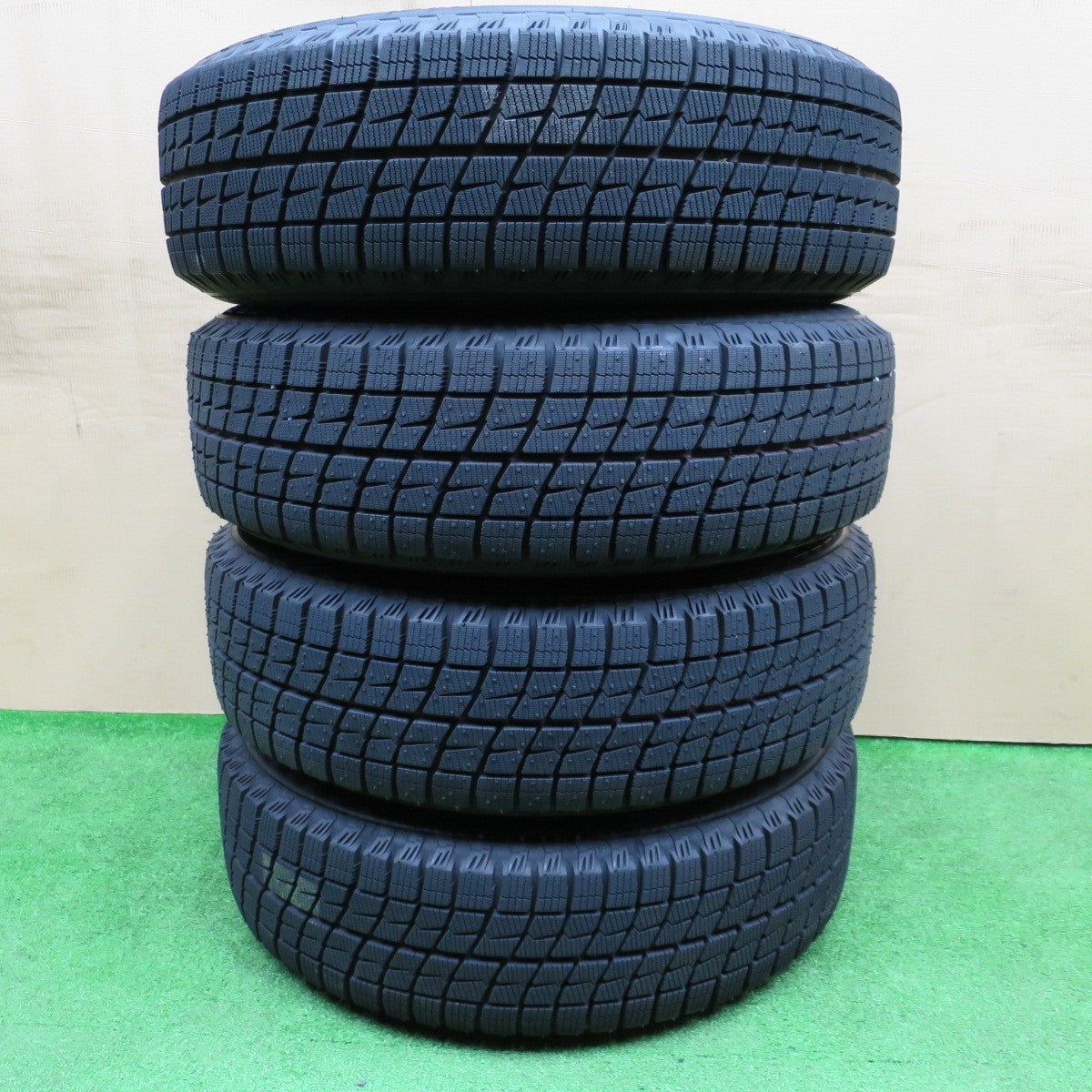 ほぼ未使用!22年★スタッドレス 175/65R15 アイスエスポルテ 社外 アルミ 15インチ PCD100/4H★6011202NKス