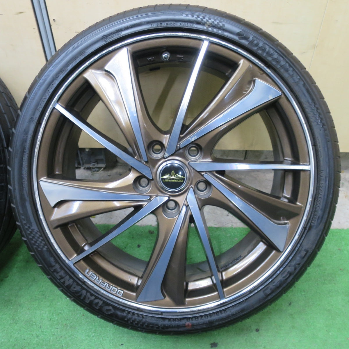 バリ溝!21年!8.5分★215/40R18 ダヴァンティ DX640 DORFREN LFM606 ドルフレン 18インチ PCD114.3/5H★5090701TTノ