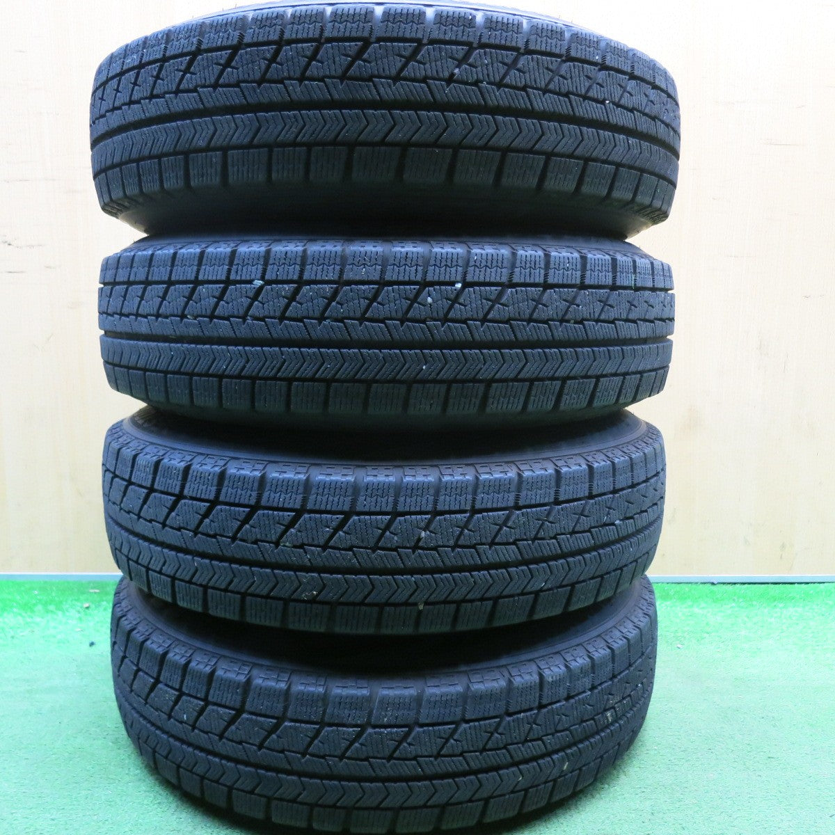 4本価格★日産 純正 スチール 145/80R13 スタッドレス ブリヂストン ブリザック VRX 13インチ PCD100/4H★6041806HAス